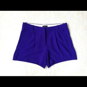 J. Crew Pleated Crepe Short in Byzantine Purple 12